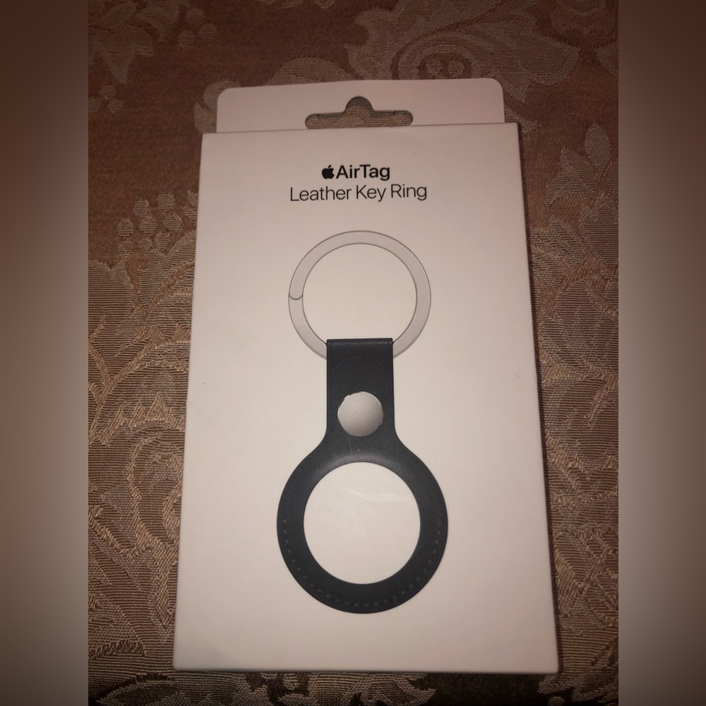 NWIB Apple Air Tag Leather Key Ring